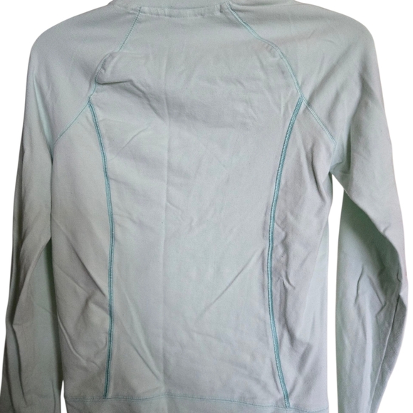 Victoria's Secret Aqua Quarter-Zip Sweatshirt - Picture 6 of 7